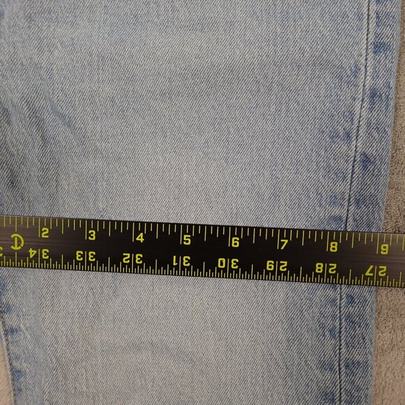 Levi's jeans Wedgie Straight women's 25 light wash blue red tab big E premium - Picture 8 of 16